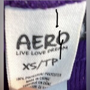 Aeropostale XS Dark Purple Pajama Pants.